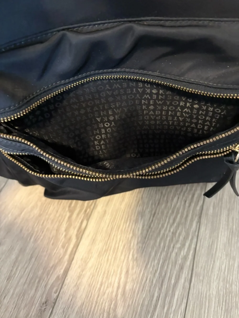 Kate Spade Black Backpack with Gold Hardware - Picture 5 of 10
